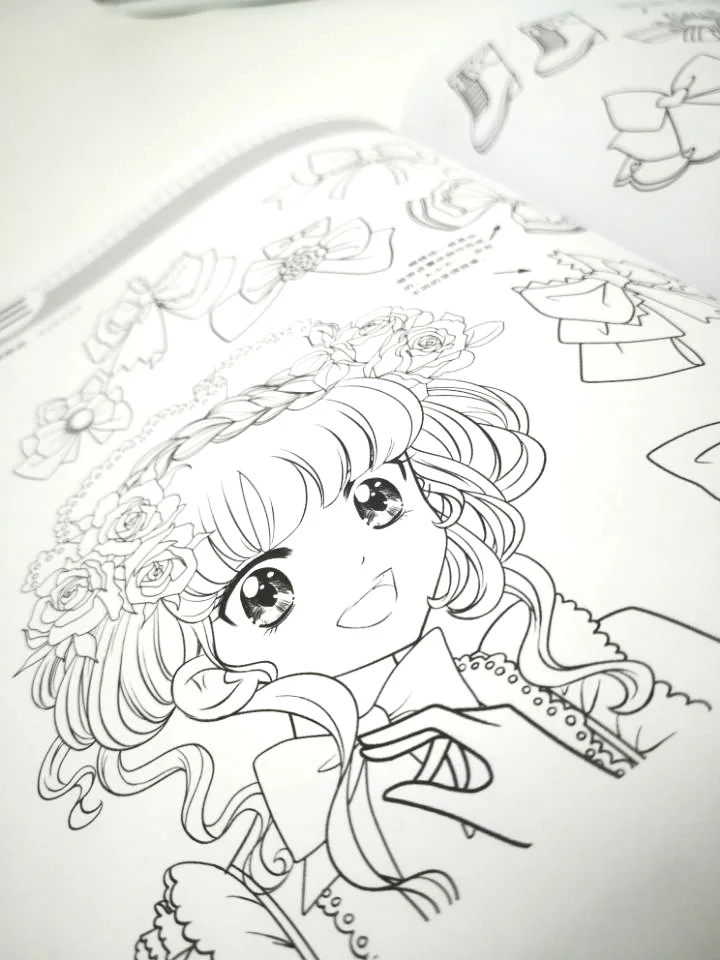 Anime Desenho Tutorial Livros para meninas, Drawing Books, Zero Start to Learn to Draw, Manga Beauty, Vestuário and Accessories Introdução