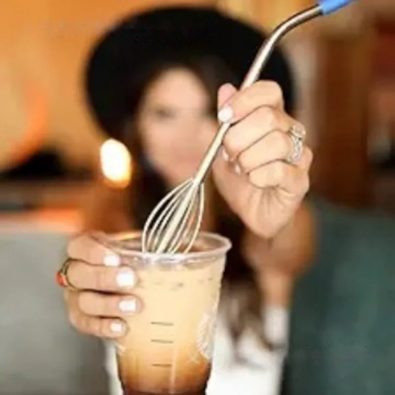 Innovation The Whisk Straw 2-in-1 Innovative Stirring Straw
