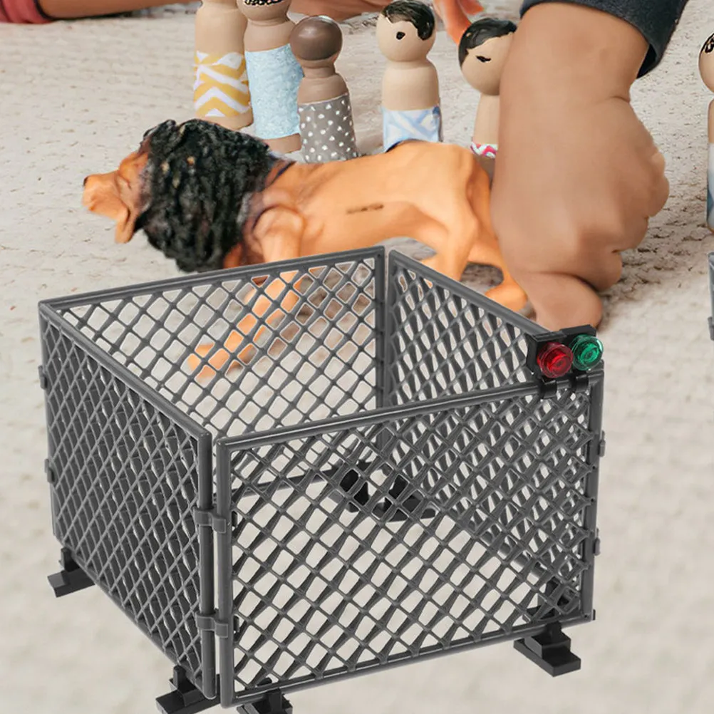 

1Set Realistic Warning Fence Building Kit for Mini Landscapes Plastic DIY Assembly Set Enhances Creativity Micro Base Scene