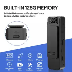 2023 NEW HD 1080P Noise Reduction Camera 2 Styles Small Recorder Digital Video Wearable Cam Outdoor Camcorder Portable I6Y2