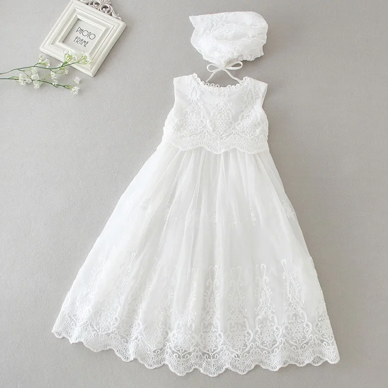 2025 New Summer 0-24M Baby Girl Birthday Party Princess Dress Toddler Baby Girl Baptism Dress Newborn Baby Photography Clothing