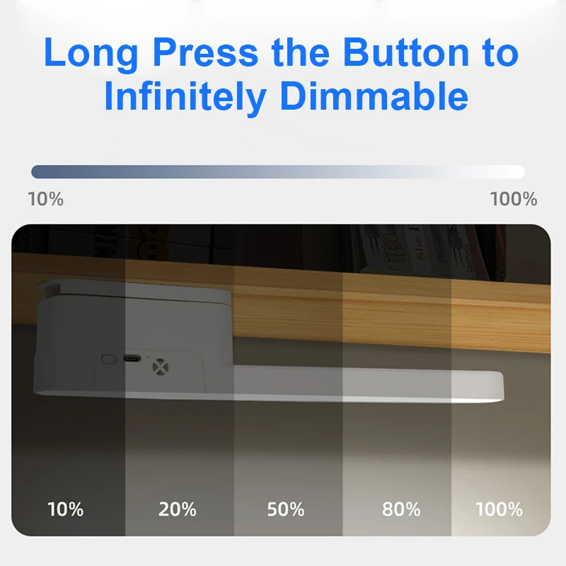 مصباح ليد ضوء الليل USB قابلة للشحن لاسلكي للتحكم عن بعد تحت مصباح الكابين لإضاءة خزانة غرفة النوم وخزانة الملابس