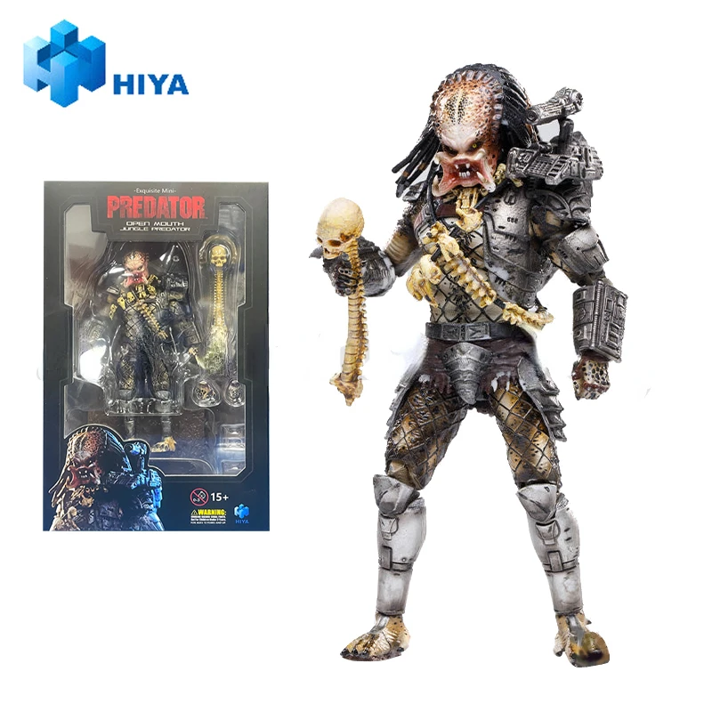 

В наличии: Фигурка HIYA 1/18, 5 дюймов, изысканная мини-серия, Хищник с открытым ртом, Хищник из джунглей, аниме-подарок