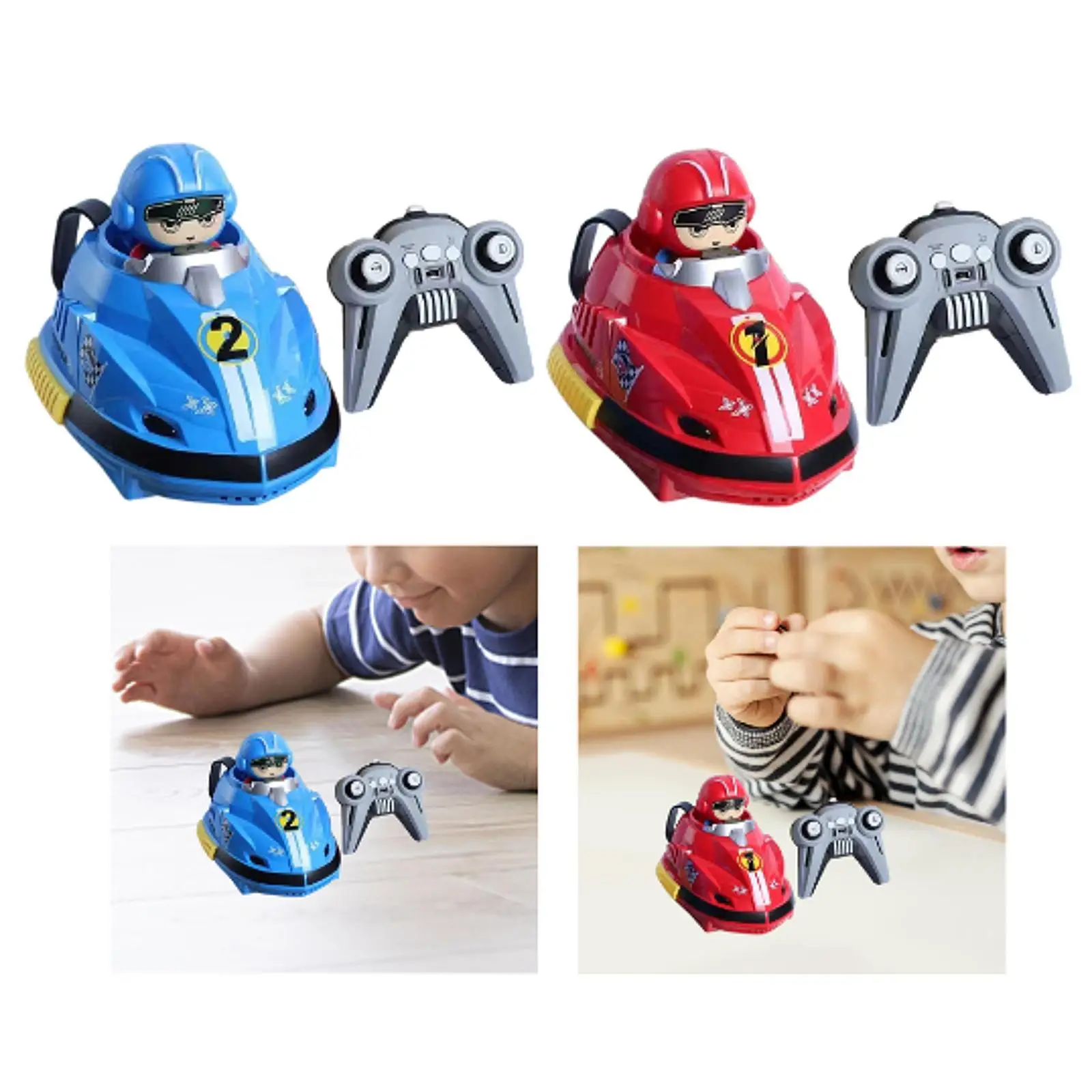 Remotes Control Bumper Car Mini RC Ejector Vehicle for Children Holiday Gift