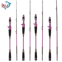 Rosewood 30-60g Lure Weight Fishing Rod 1.35m 1.45m 1.55m 1.65m Ultralight Jigging Casting Rods Solid Tips Sea Fishing Octopus