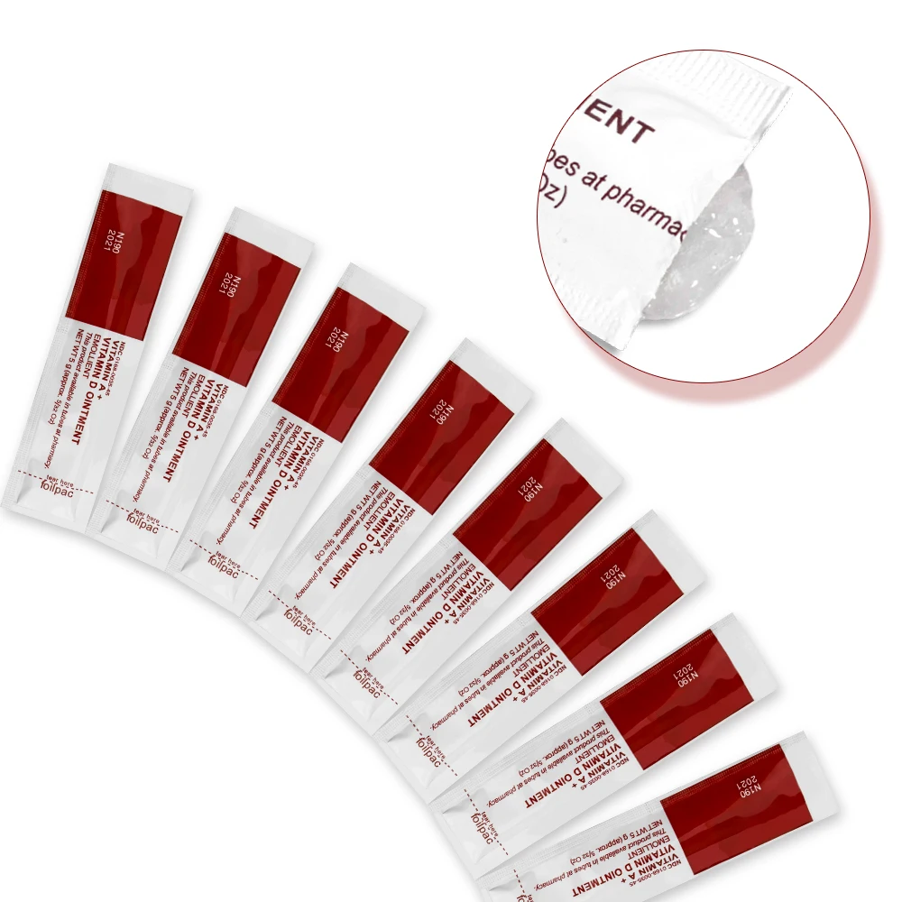 Tatuagem Reparação Creme para Body Art, Suprimentos Aftercare, Vitamina A e D Pomada, Tattoo Aftercare, 30 pcs, 50 pcs, 100pcs