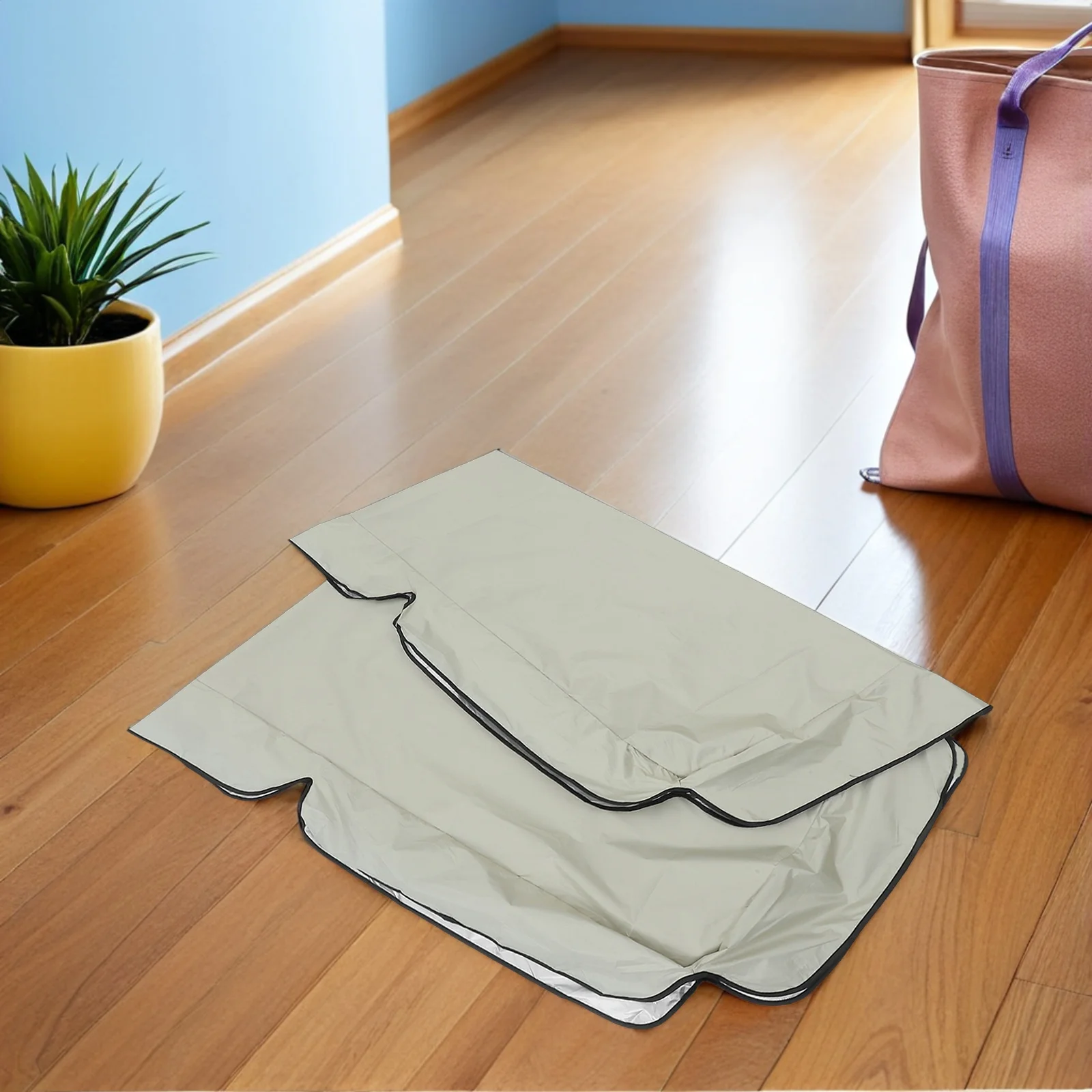 

Garden Swing Cover 190X132Cm Black Waterproof Dustproof Outdoor Swing Protector With Elastic Band For Patio Furniture