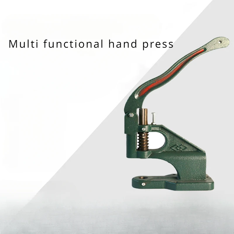 Iron Portable Desktop Multifunctional Manual Hand Press Buckle Machine