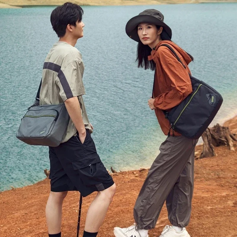 

Fouvor Black Crossbody Bags Lightweight Nylon Casual Travel Shoulder Bags Waterproof Daily Fashion Female Bags 3033-06