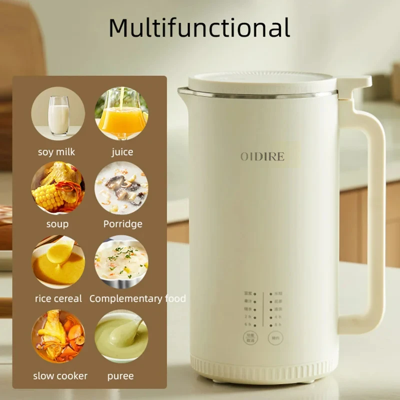 1000ml Soybean Milk Machine Multifunction Juicer Portable Blender Wall Breaking Machine Automatic Heat Home Soy Milk Maker 220V