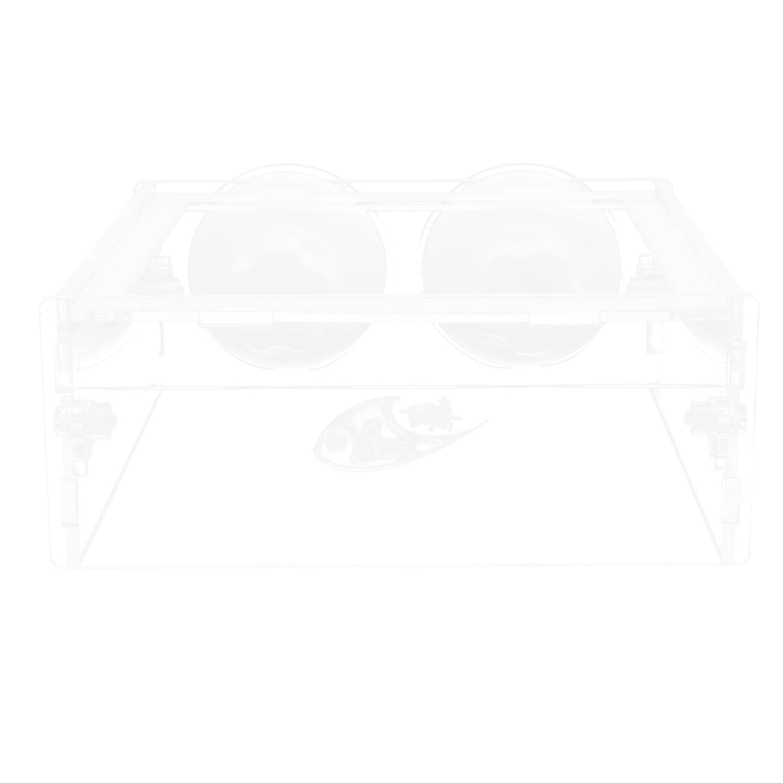

Anti-floating Fish Feeding Ring Transparent Suction Cup Aquarium Container Flake Food Holder Practical Decorative Fish Tank Pet