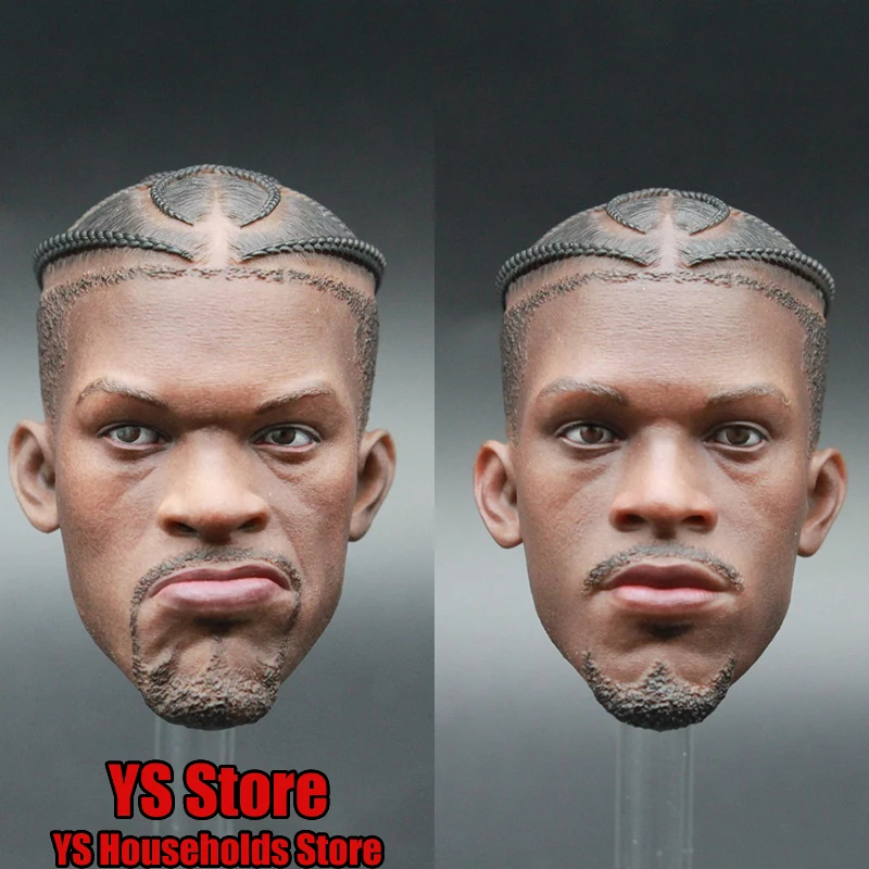 

Goat Toys 4 Styles 1/6 Man Basketball Player Ji m Delicate Mini Head Sculpt Carving Model Toys Fit 12" Action Figure Body Sports