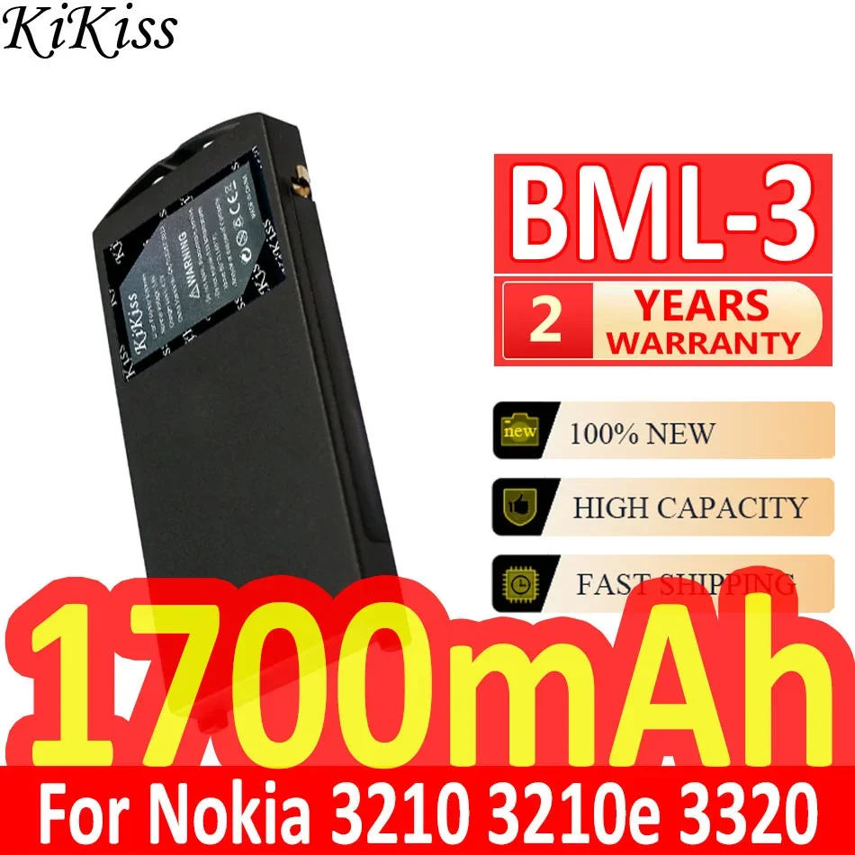 Long-Lasting 1750mAh Mobile Phone Battery for Nokia 3210 3210e 3320