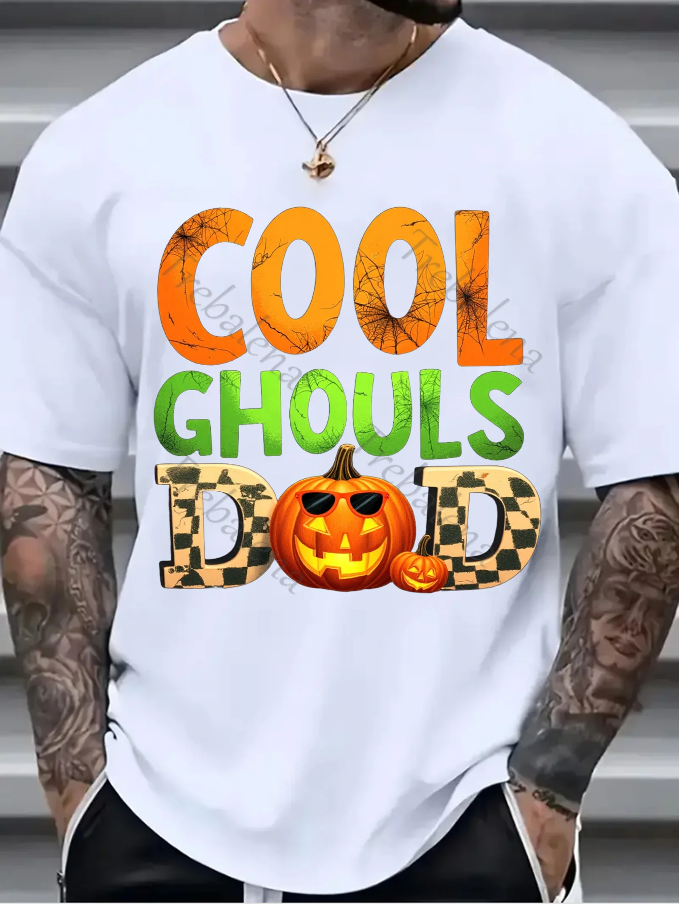 

1pc Wall Tapestry "Cool Ghouls Dad Halloween Pumpkin Tapestry for Home Decor"