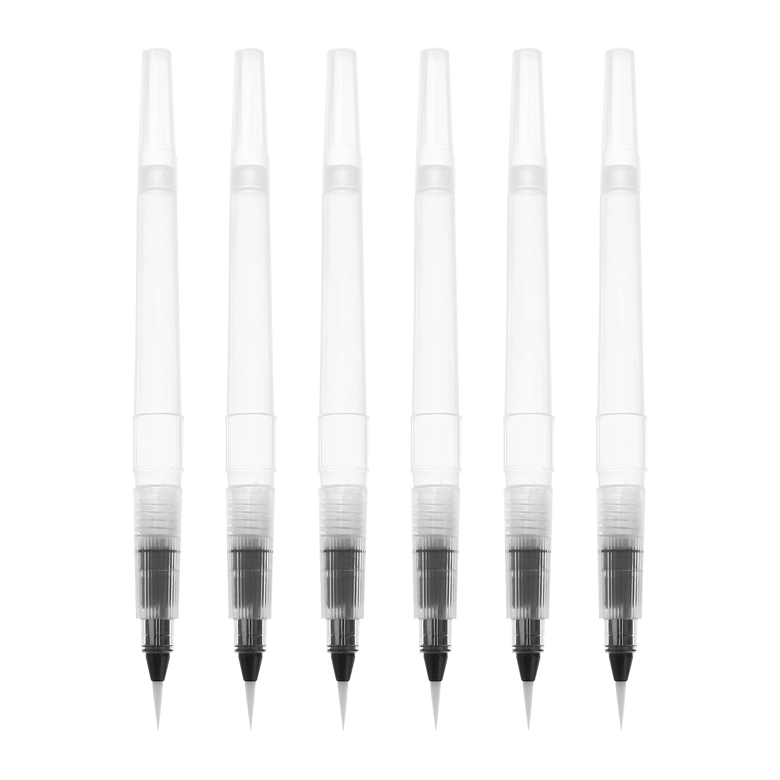 

6 Pcs Watercolor Brushes Painting Pen Drawing Supplies Markers Pens Travel