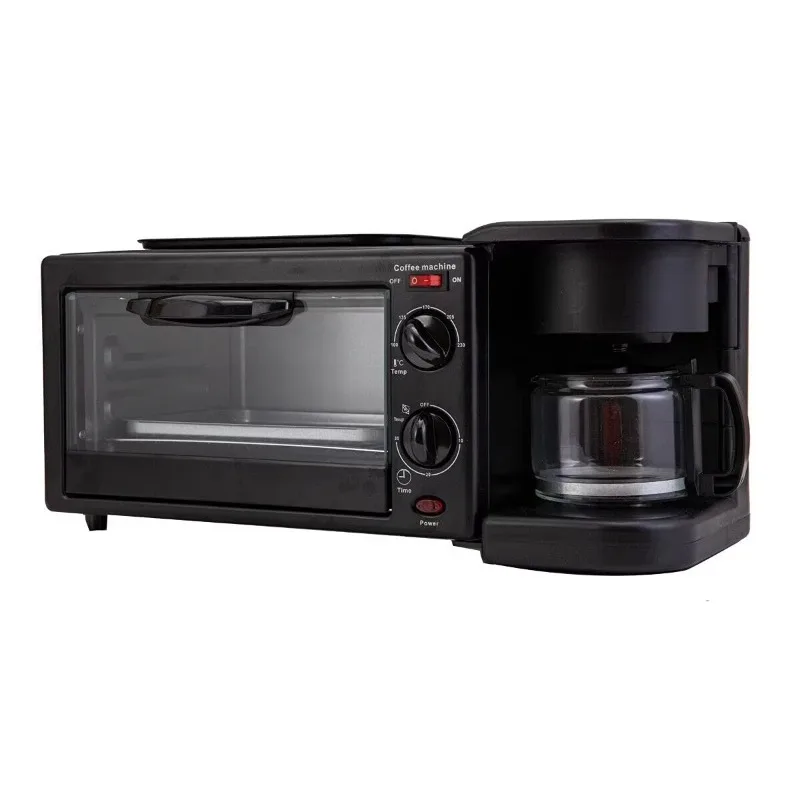 New arrival 3-in-1 Multifunction Mini Bread Maker Set Breakfast Maker With Sandwich Toaster Oven For Household Use