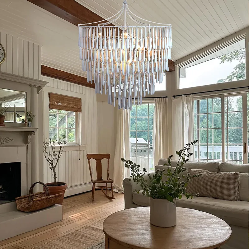 American ceiling stainless steel white glass chandelier for restaurant, hotel lighting, dimmable, height adjustable