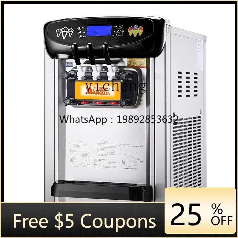 

P31-Коммерческая малогабаритная вертикальная настольная машина для мороженого, автоматическая машина для приготовления сандэ