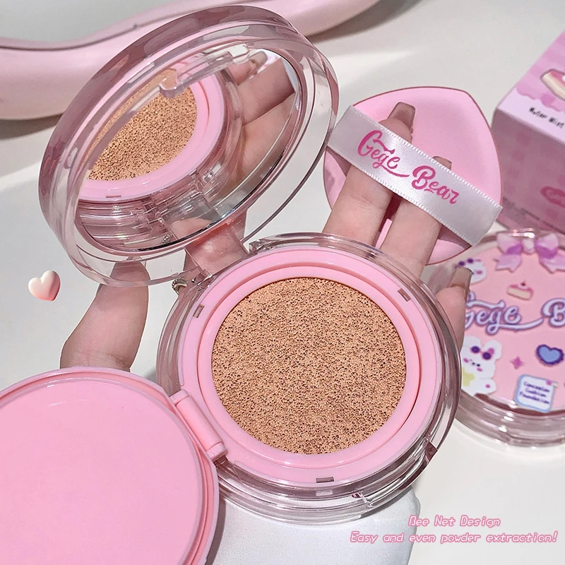 Gege Bear Concealer Kussen Met Navulling - Watermist Hydraterende Dewy Nude Jeugdige Glow $ Onder 10 |   Student-vriendelijk Chinees maken