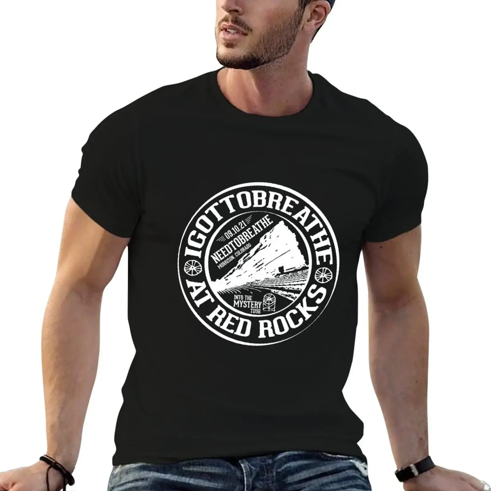 

Red Rocks : Needtobreathe Into the Mystery Tour T-Shirt Louboutins T-shirts man sublime designer shirts Men's clothing