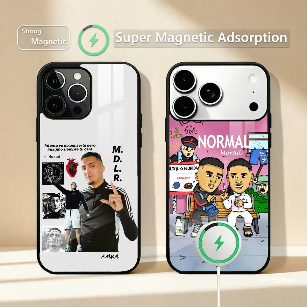 M-Morad MDLR Singer Fashion Phone Case For iPhone17,16,15,14,13,12,11 Plus,Pro Compatible with magnetic wireless charging