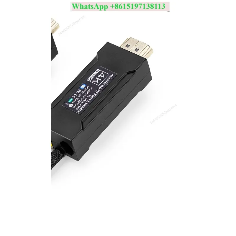 4K60Hz high definition HDMI fiber extension transceiver audio & video conversion 2km transmission single mode single core LC