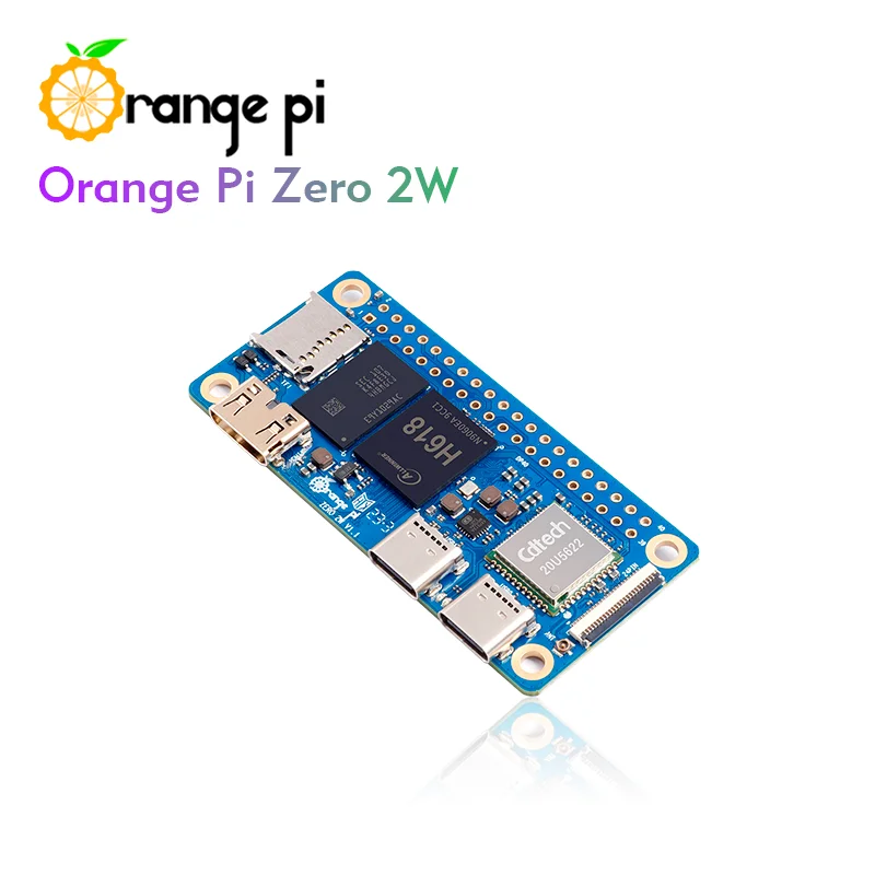 Orange Pi Zero 2W 4GB RAM DDR4 Development Board Allwinner H618 WiFi BT Single Board Computer Zero2W
