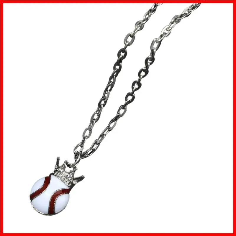 3XUA Sports Jewelry with Ball Design and Silver Tone Finish for Game Day Accessories, Parties and Everyday Styling Looks