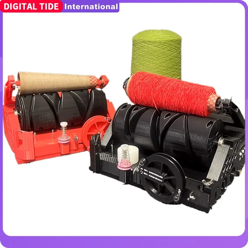 

Professional Mini Yarn Winder with Length Calculator & Weight Detection Desktop Electric Yarn Rewinder for Precision Winding