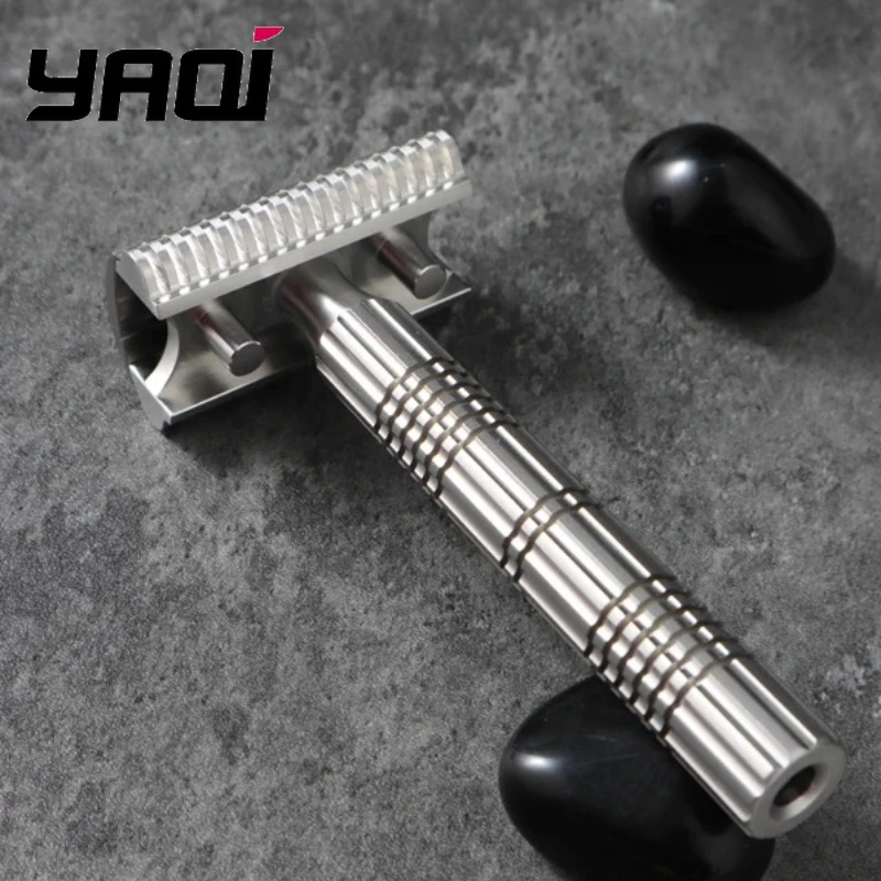 

YAQI Raw Color Version Bohemia 316 Регулируемая опорная пластина из нержавеющей стали Мужская безопасная бритва