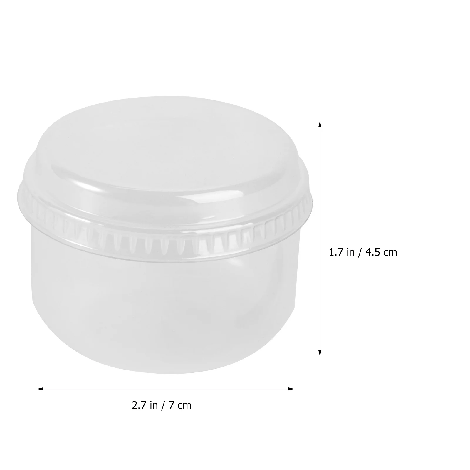 

50 set Cup Sets Transparent Diy Dessert Containers Reusable Baking Cups For Diy Dessert Cup Party Wedding Birthday