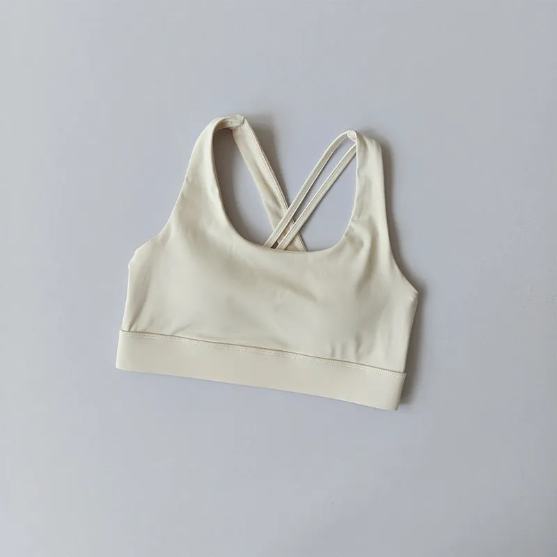Neuer hochintensiver Cross-Back-Sport-BH, stoßfester All-in-One-Lauf- und Yoga-BH, schnelltrocknende Fitness-Bekleidung. – Detail 5