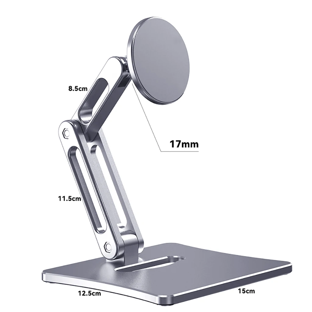 Desktop Magnetic Phone Holder Tablet Brackect 360° Adjustable Mobile Phone Stand for iPhone 14 13 12 Magsafe ipad Huawei Xiaomi