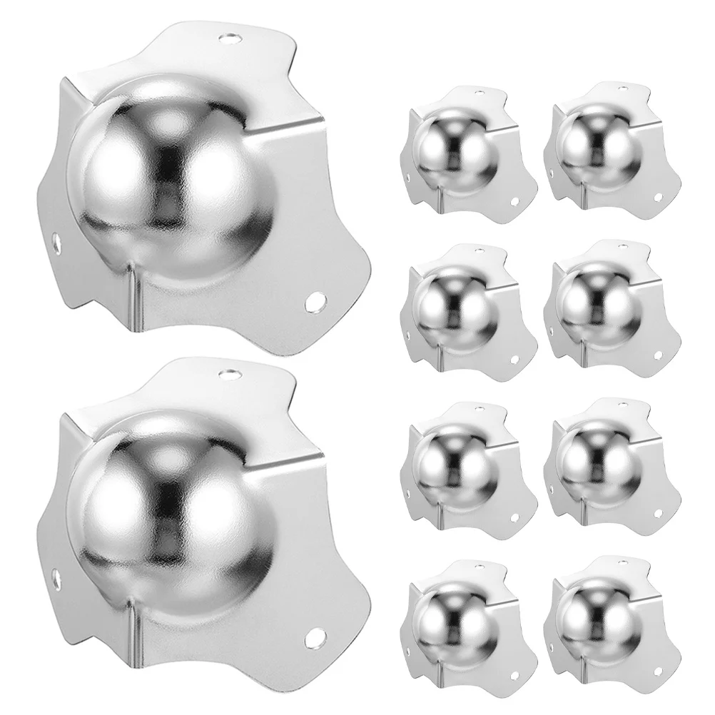 ตัวป้องกันมุมกล่องโลหะ 10 ชิ้น แข็งแรง ทนทาน สำหรับตู้ไฟฟ้า กล่องขนส่ง ใช้แทนอะไหล่ฮาร์ดแวร์