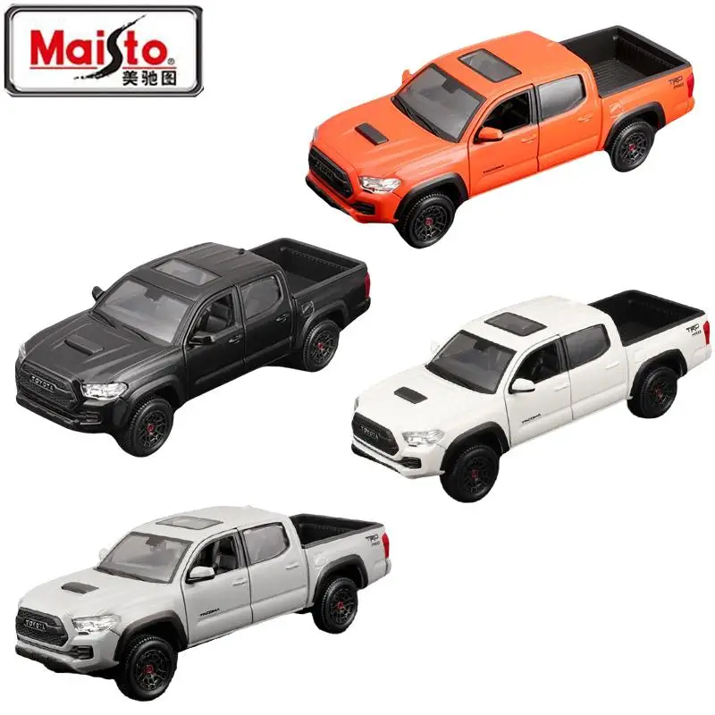 

Maisto Original Genuine 1/27 Toyota Tacoma Trd Pro Pickup Truck Toy Simulation Model Alloy Casting Collectible Ornaments