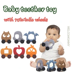 Baby Teether Toys Halloween Gift Food Grade Silicone Kids Gum Chew Toys BPA Free Toddler Training Baby Accessories Cartoon