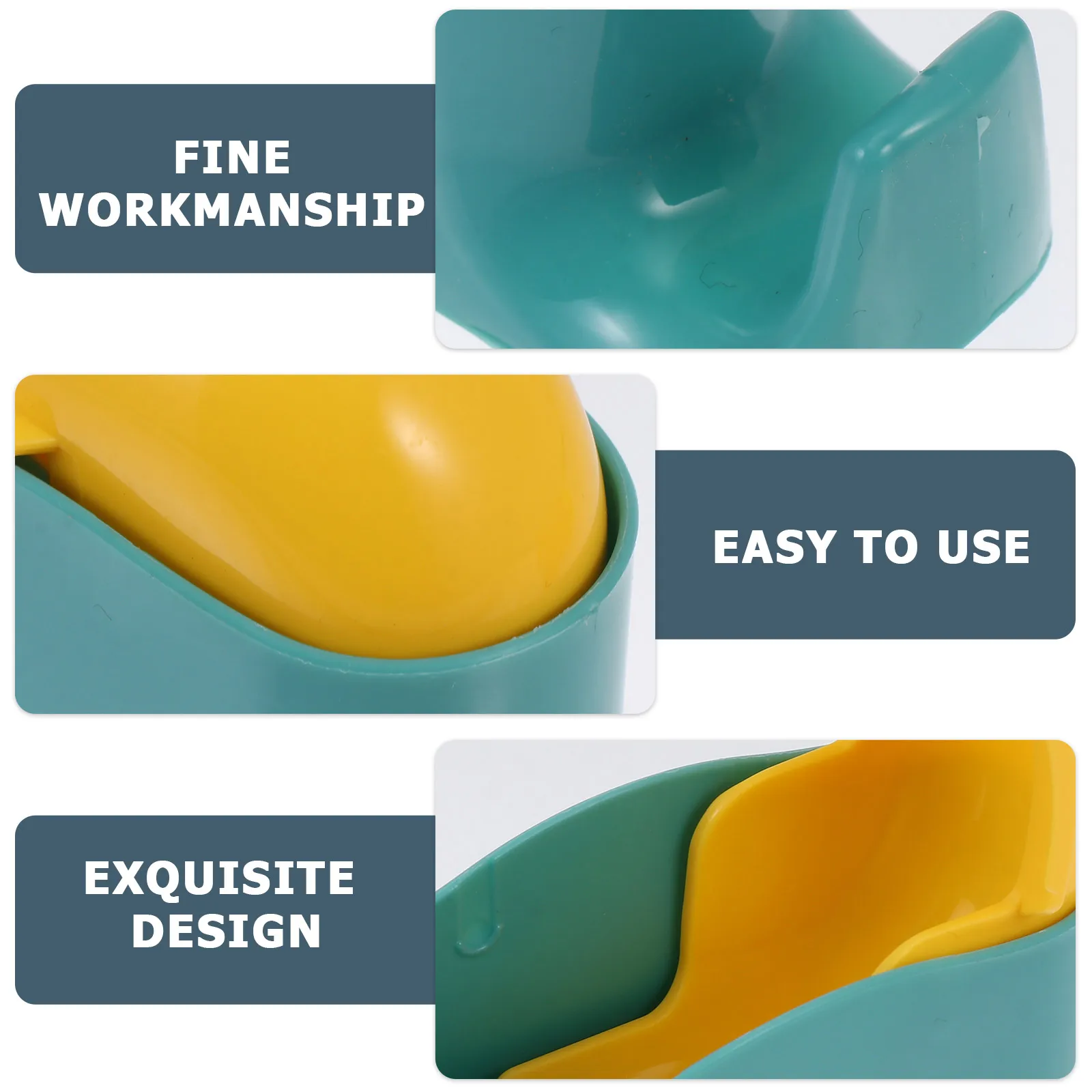 

2PCS Rice Spoon Holder Set PP Material Corrosion Resistant Spoon Rack Ladle Rest Stable Load Bearing for Home