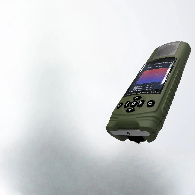 

Electronic weather instrument wearable hand-held pocket emergency rescue capacity enhancement camping expedition fire