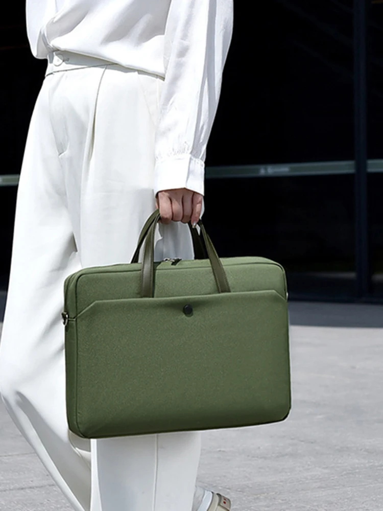 Torba na laptopa do Macbooka Air Pro 13 16 Etui Xiaomi Lenovo Dell HP 13,3 14 15,6 17,3 cala Etui na notebooka Torebka na ramię Teczki — zdjęcie produktu 7