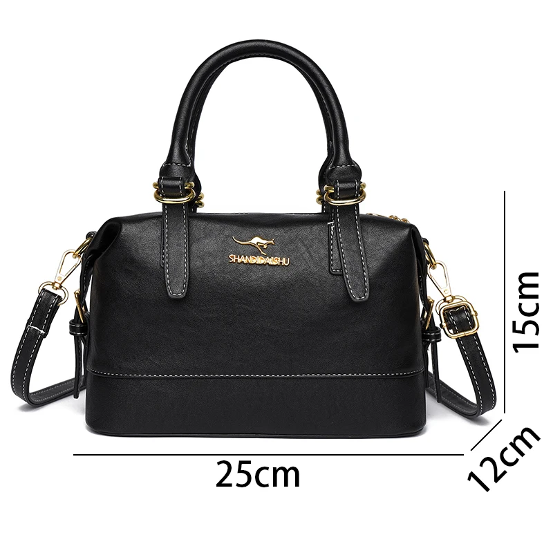 New Fashion Women's Cambridge Bag High Quality Soft Fabric Women's Crossbody Bag Waterproof Shoulder Bag Solid Color Handbag Sac