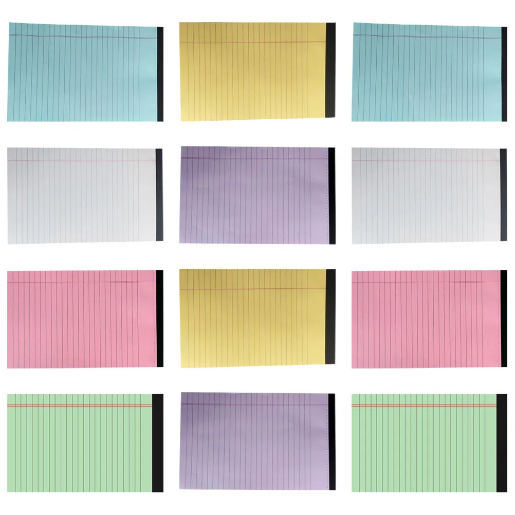 

12 Pack Memo Pad Lined Paper Pads Writing Board Note List Notepad Stationery Small