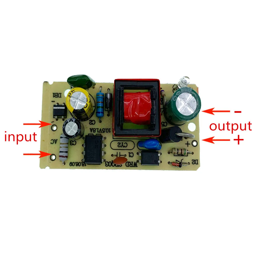 

DC5V 2A ​Switching Power Supply Module AC100-240V to DC5V Power Supply Board Short Circuit Overload Over Temperature Protection