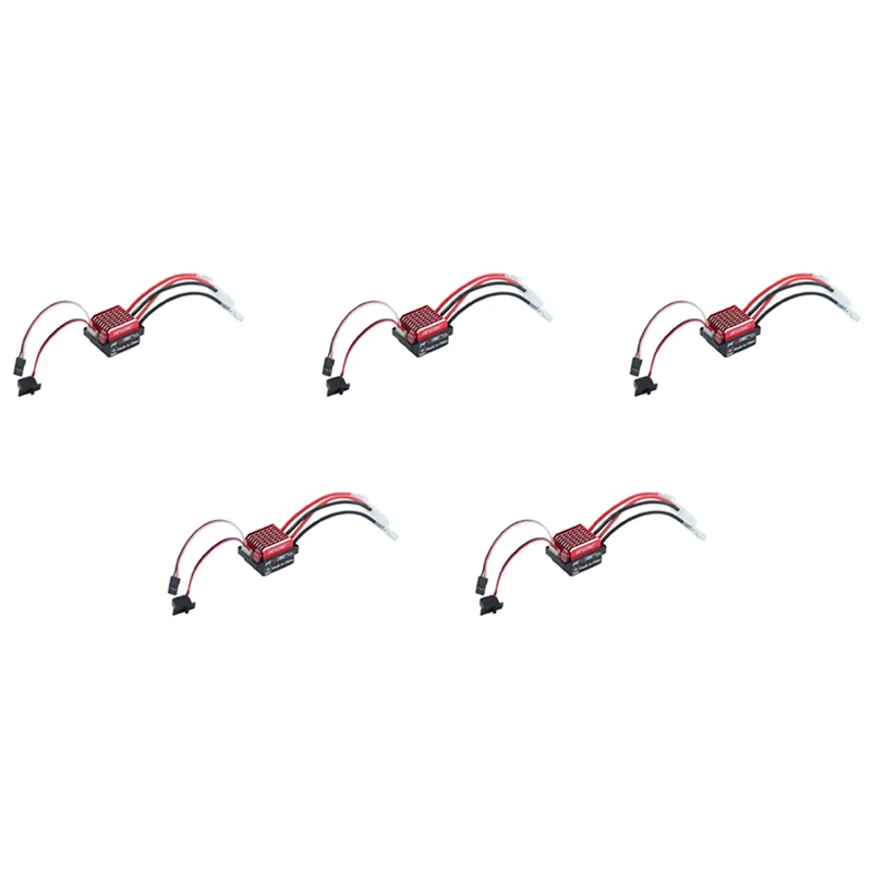 5X 1060 60A مقاوم للماء نحى ESC سرعة تحكم الفرامل الأمامية والفرامل العكسية ل 1/10 RC الزاحف محوري Scx10 Trx4