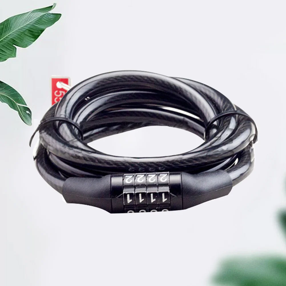 

4 Digit Bicycle Anti-Theft Heavy Duty Cable Combination Password For Bike Motorcycle Scooter Bike Combination Lock Cable