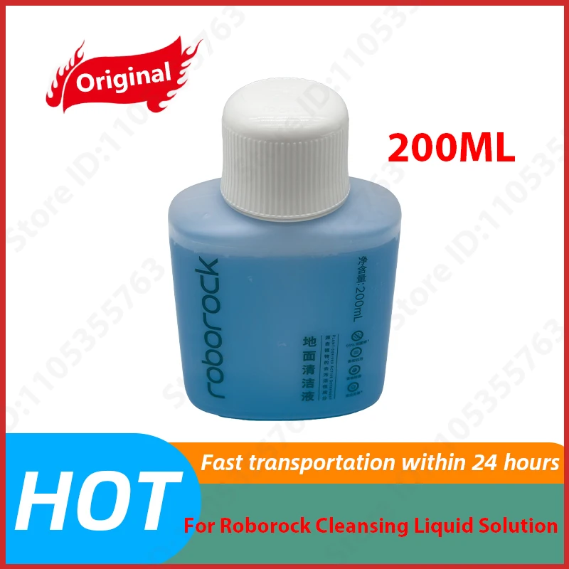 Original For Roborock Sweeping Robot Decontamination 200ml Cleansing Liquid Solution Floor Sweeper Home-appliance Accessories