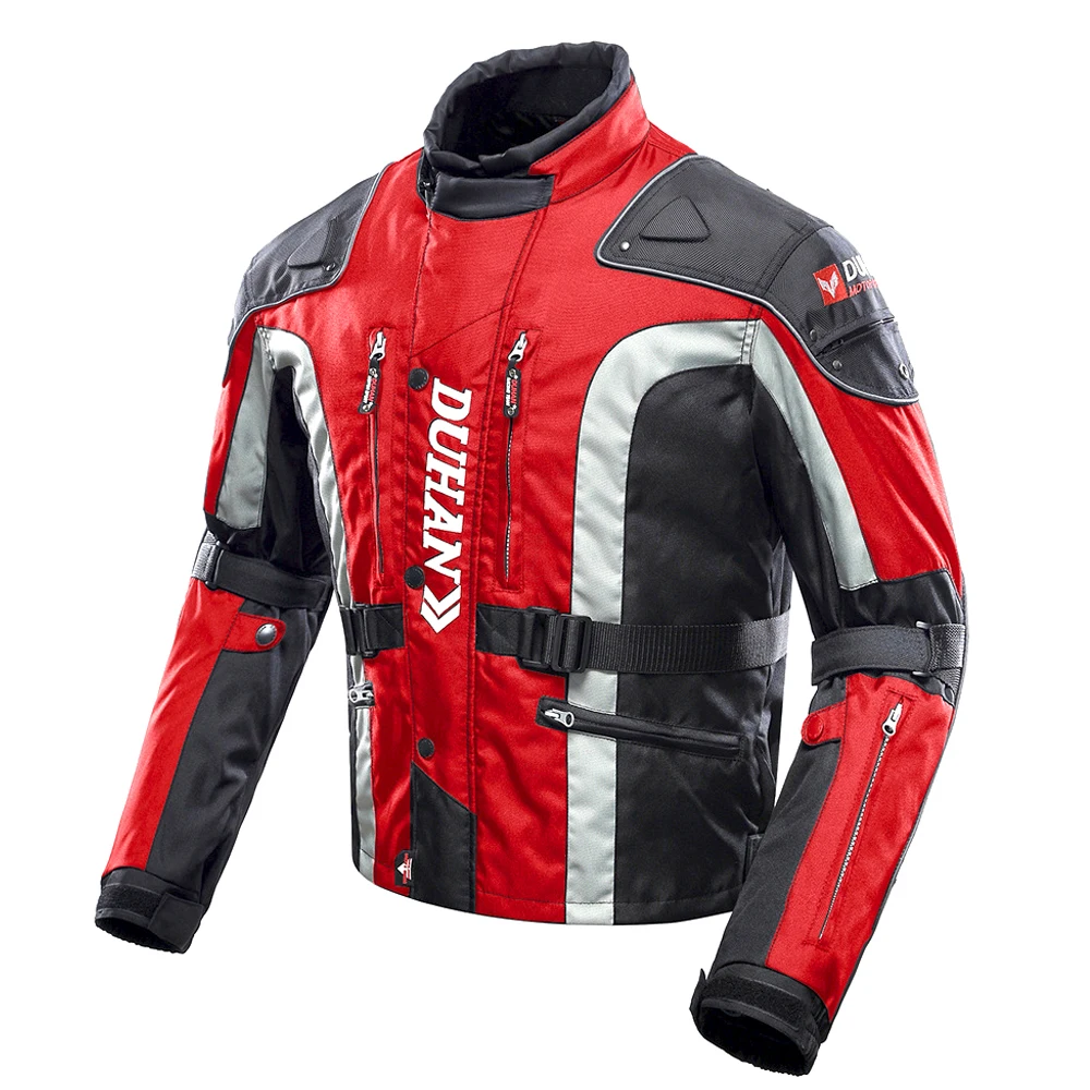 سترة دراجة نارية للرجال حماية مقاومة للماء دافئة ضد الرياح ركوب الدراجات النارية بانت موتوكروس ملابس ركوب الخيل مع معدات واقية