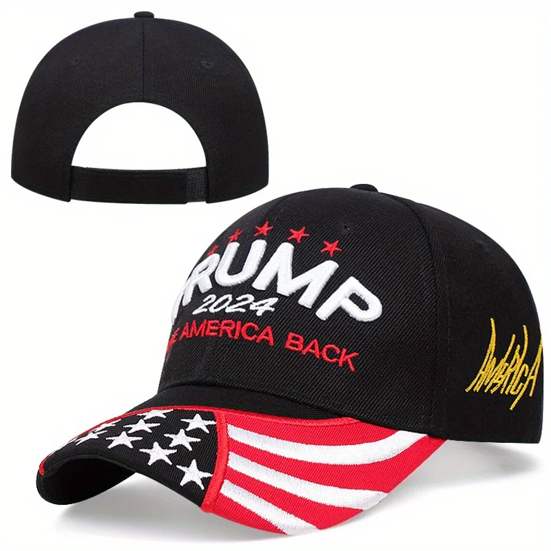 American Baseball Cap Men TRUMP Embroidery Trucker Hats Cotton Adjustable Snapback Casual Golf Caps