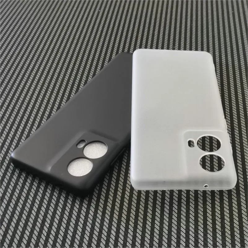 2pcs black white matte cover soft silicone phone case guard on for Motorola S50 Neo s50neo slim camera lens protective shell