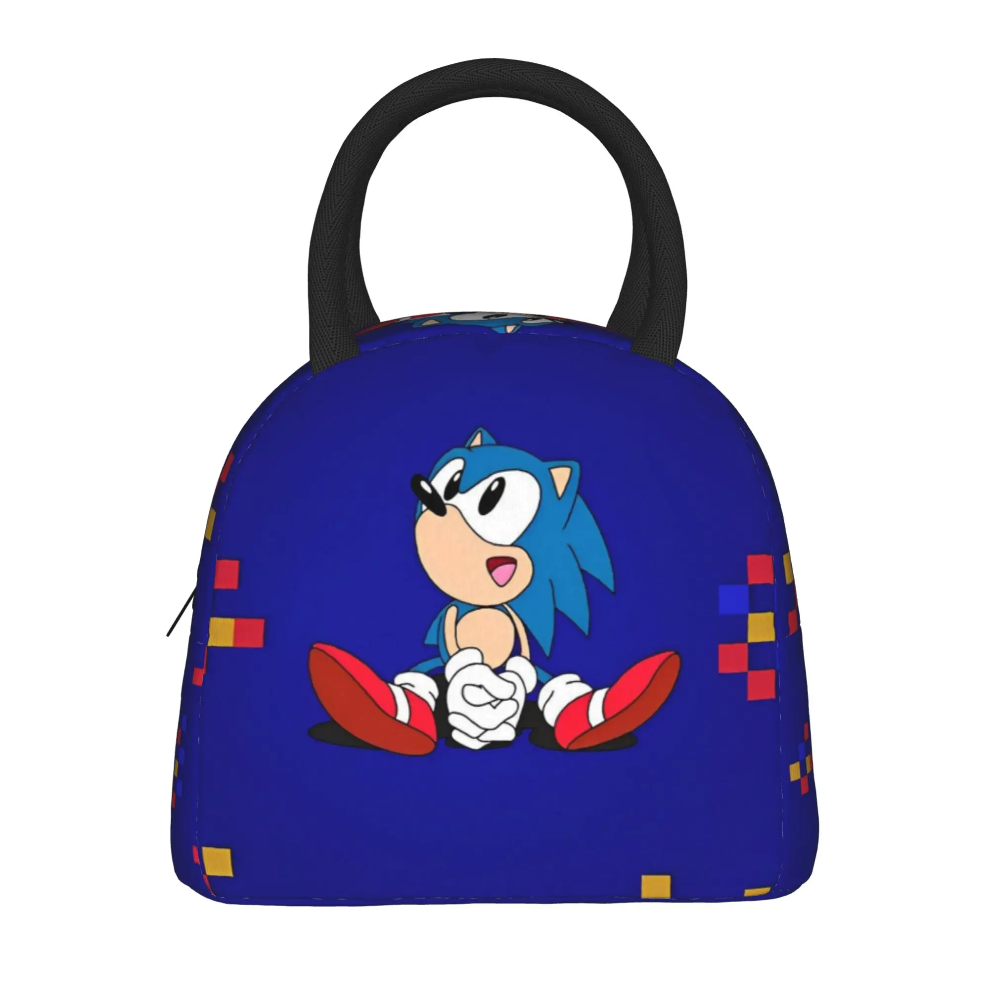 Shadow The Hedgehogs  Insulated Lunch Bags Thermal Bag Lunch Container  Portable Tote Lunch Box Girl Boy Office  Travel