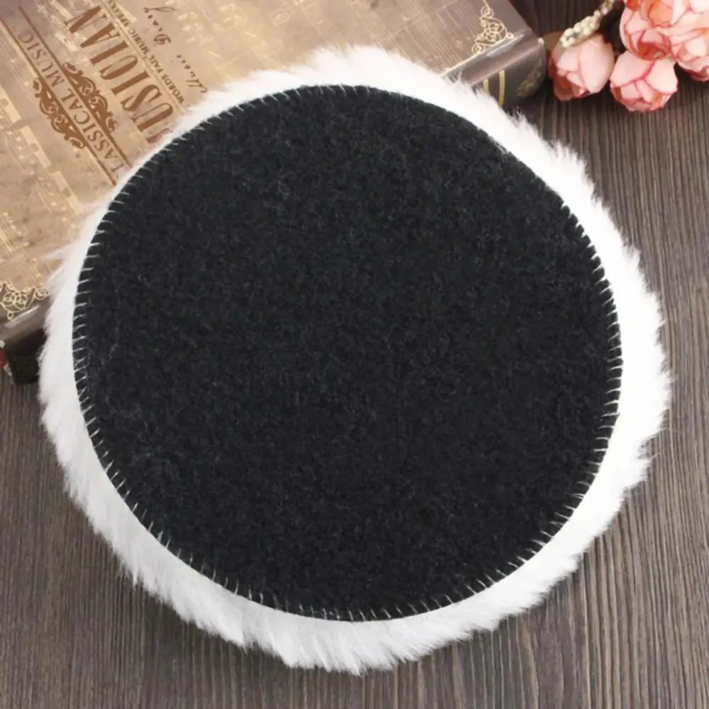 New 3/4/5/6/7 Inch Faux Wool Buffing Pads Polishing Wheel Reusable Buffing Clean Pad Paint Waxing Car Washing Disc Polishing Pad